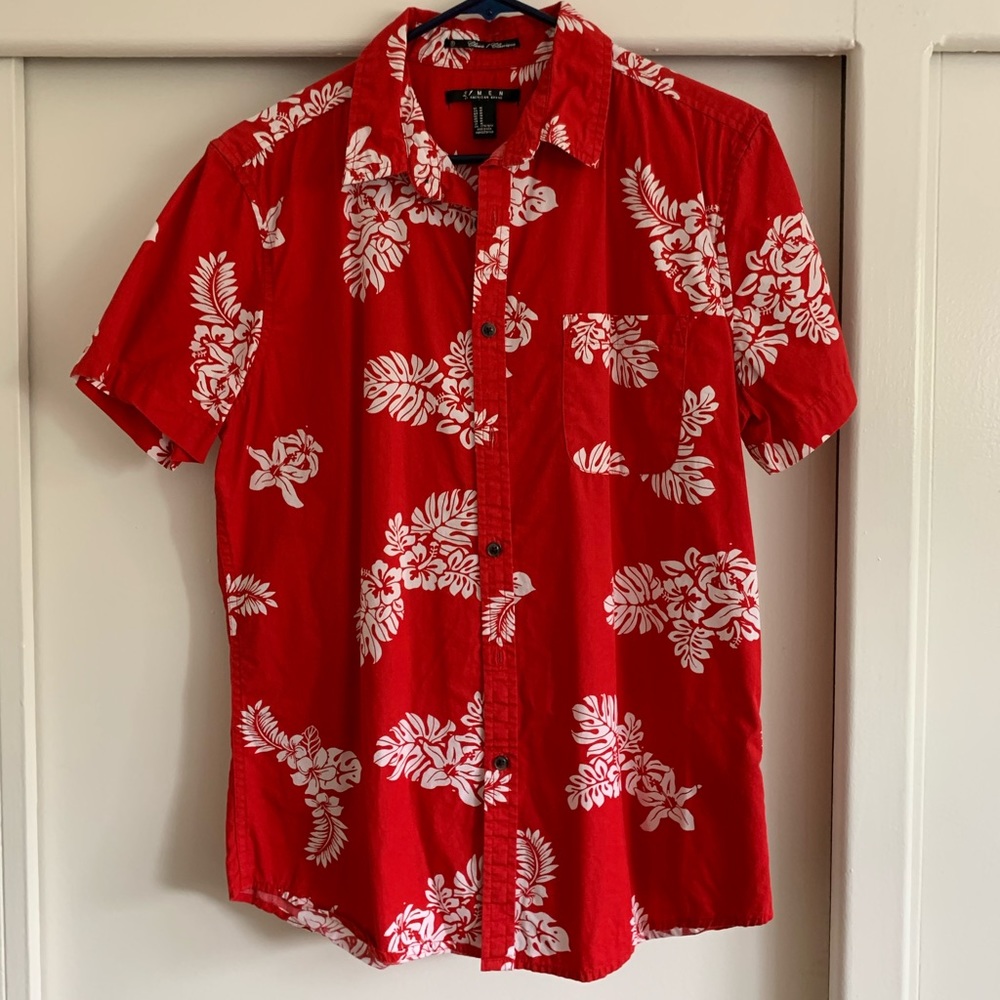 Red Hawaiian shirt - 21men